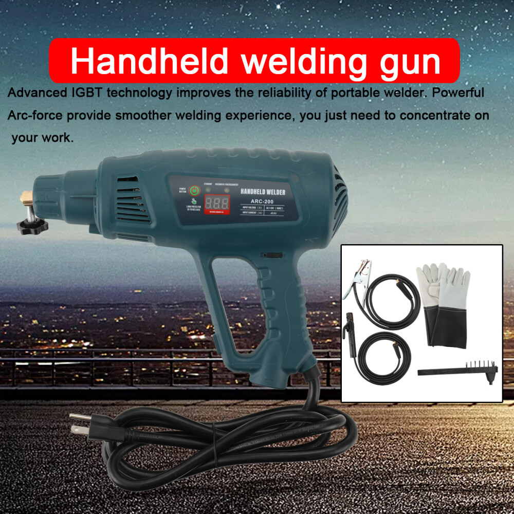 Welding Machine Handheld 4800W 110V Portable Welder Hand Held Welder LCD-Display