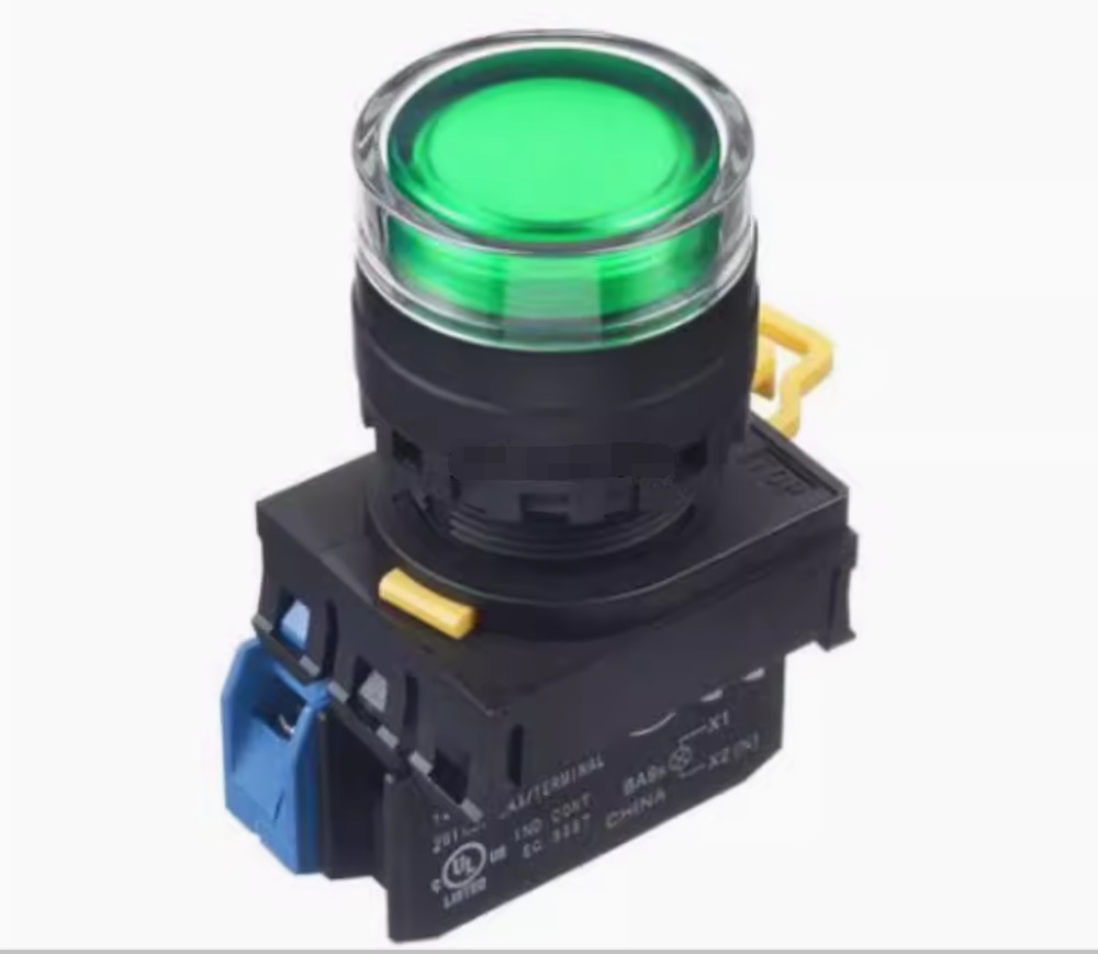 1PC NEW IDEC Self-reset button switch without light YW1L-MF2E10 yellow 1NO #LL