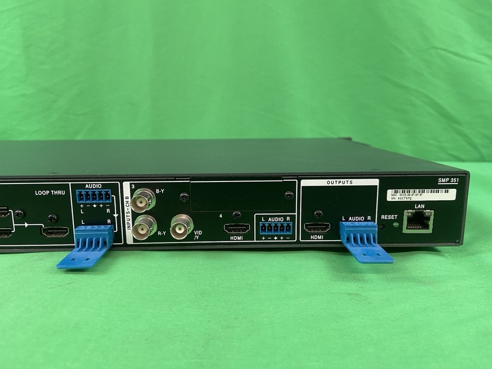 EXTRON SMP 300 SERIES 351 RACK-MOUNTABLE STREAMING MEDIA PROCESSOR