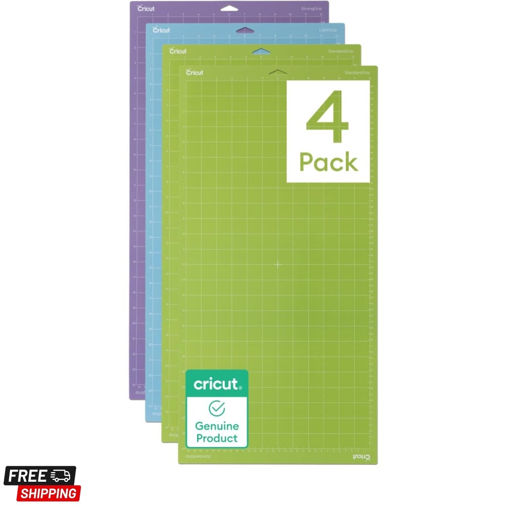 Cutting Mat Variety Pack 4 Count, 12in x 24in - for Explore & Maker Machines ...