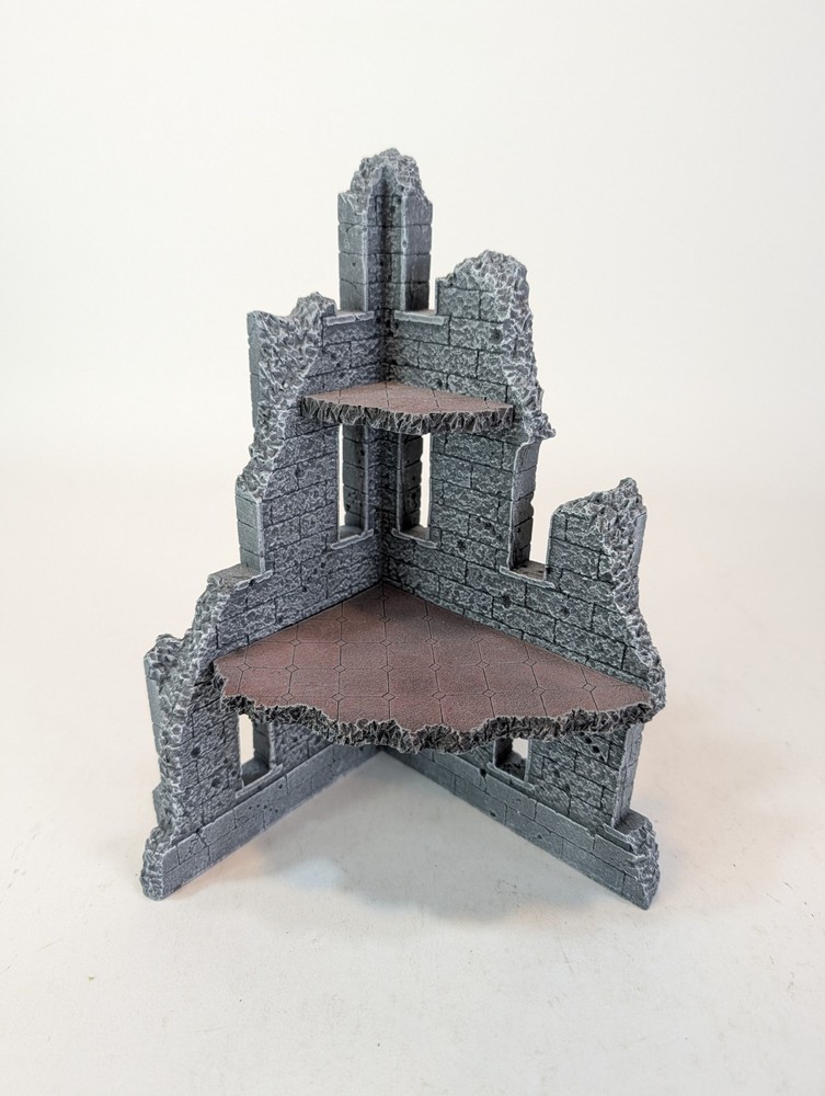 BATTLEFIELD IN A BOX: MEDIUM CORNER RUIN (BB528) Terrain