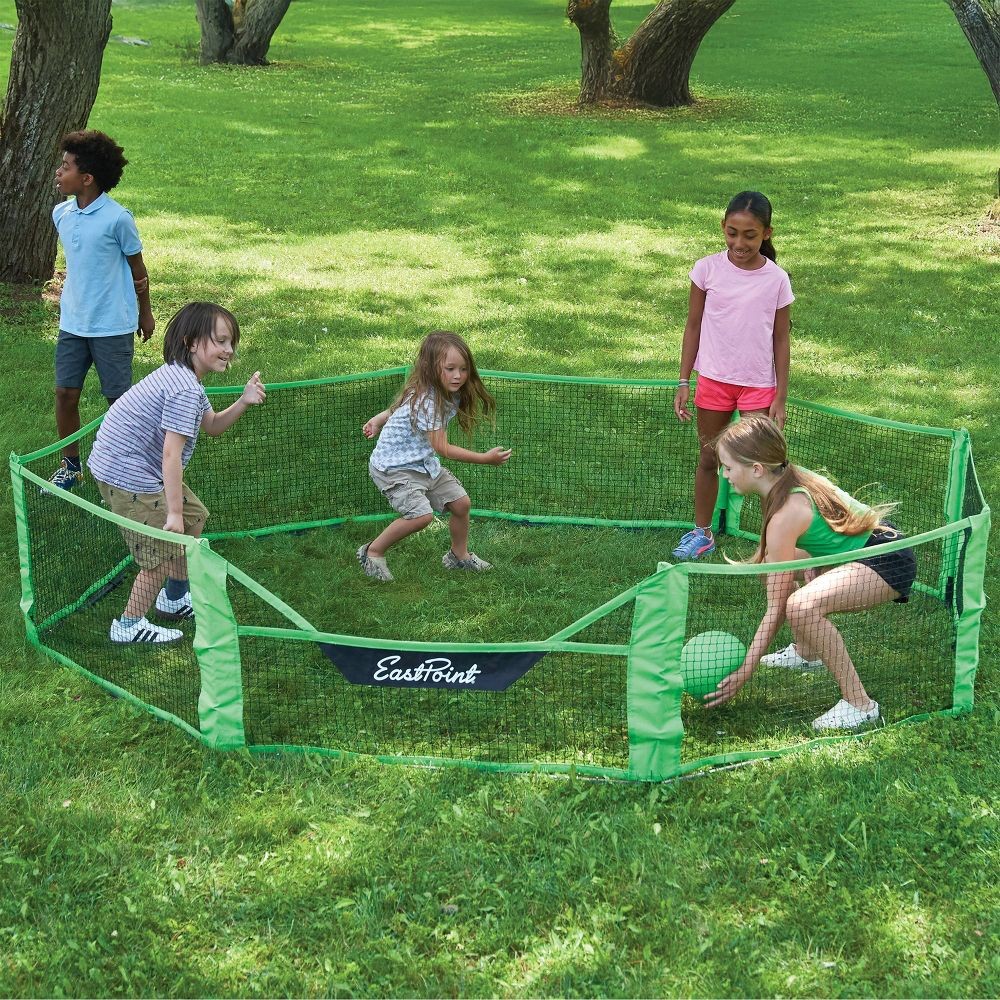 Eastpoint Gaga Ball Pit: Steel Toss Game Set for 4+ Players