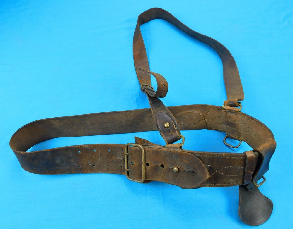US WW2 Officer's Leather Belt