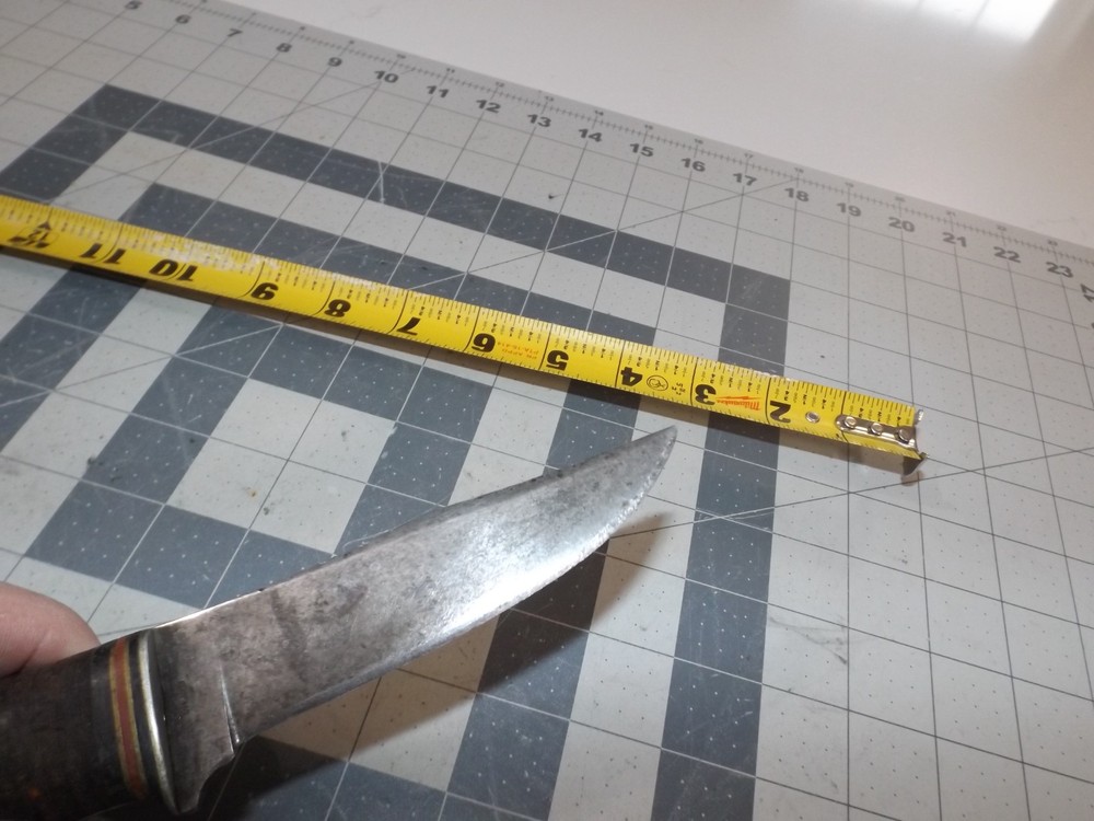 Vintage West Cut Boulder Fixed Blade Knife
