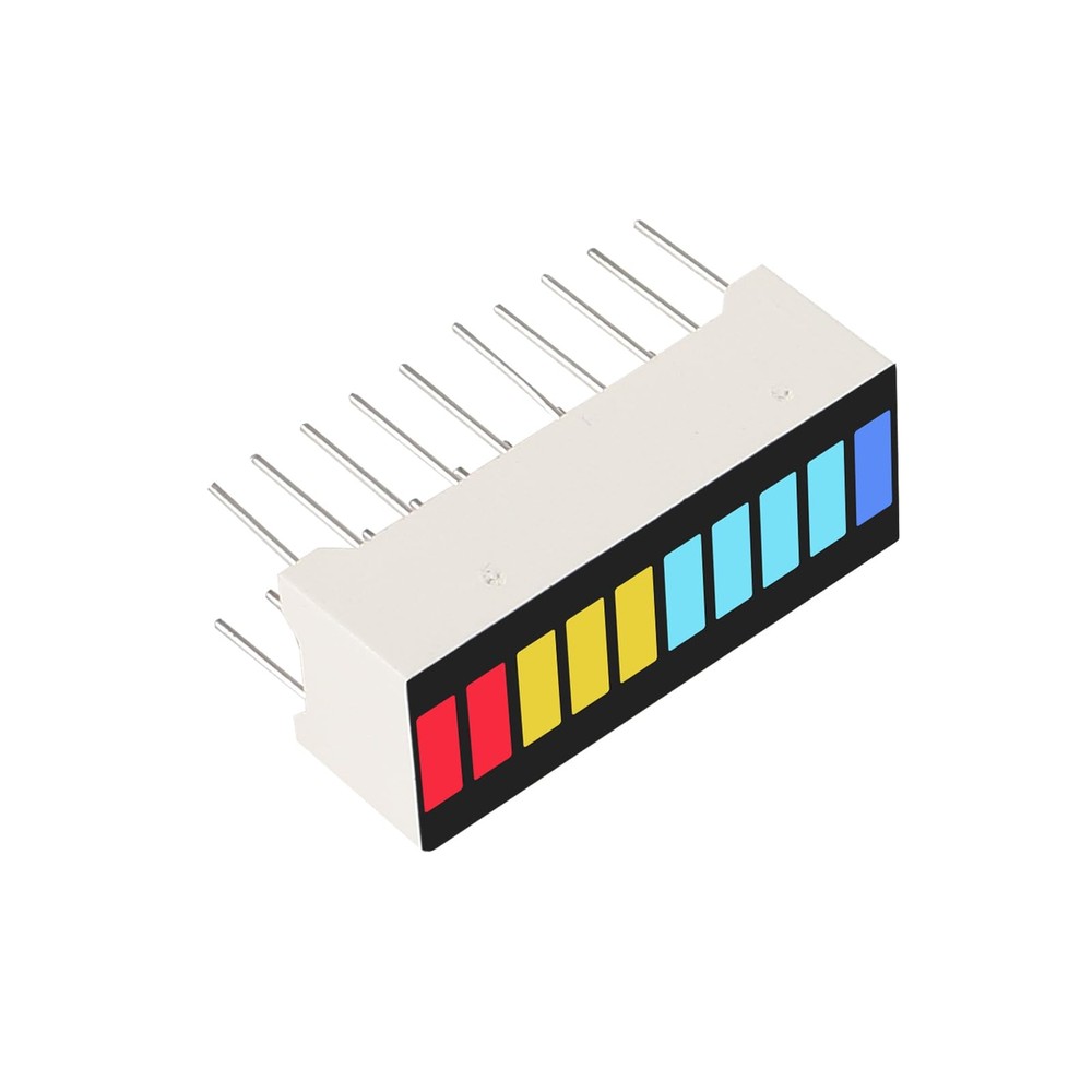 10 Segment LED Bar Graph Display Multi-Color for Arduino and DIY Projects