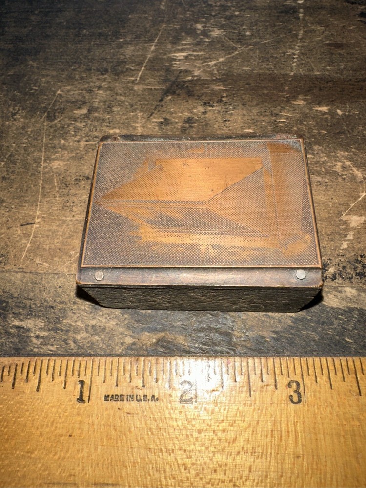 Printing Block Type Cut ( Unknown Image??) Copper Face