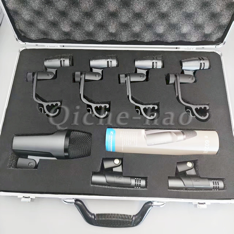 Sennheiser Drum Kit 600 e600 Drum Mic Package with Case e602 e604 e614 US