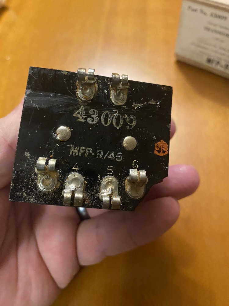 Vintage Transformer Driver Electrical Power US Navy Stromberg Carlson 43009