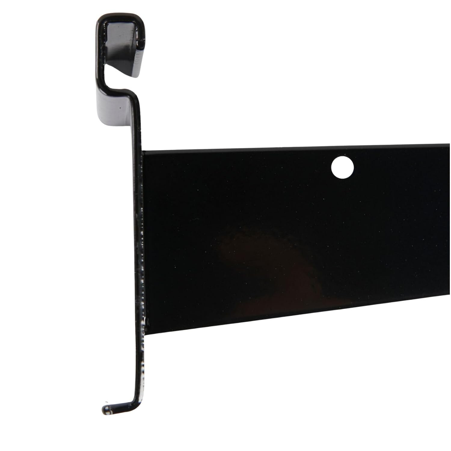 Lot of 10 12" Wire Grid Slat Brackets Shelf Bracket Gridwall Black 3" On Center