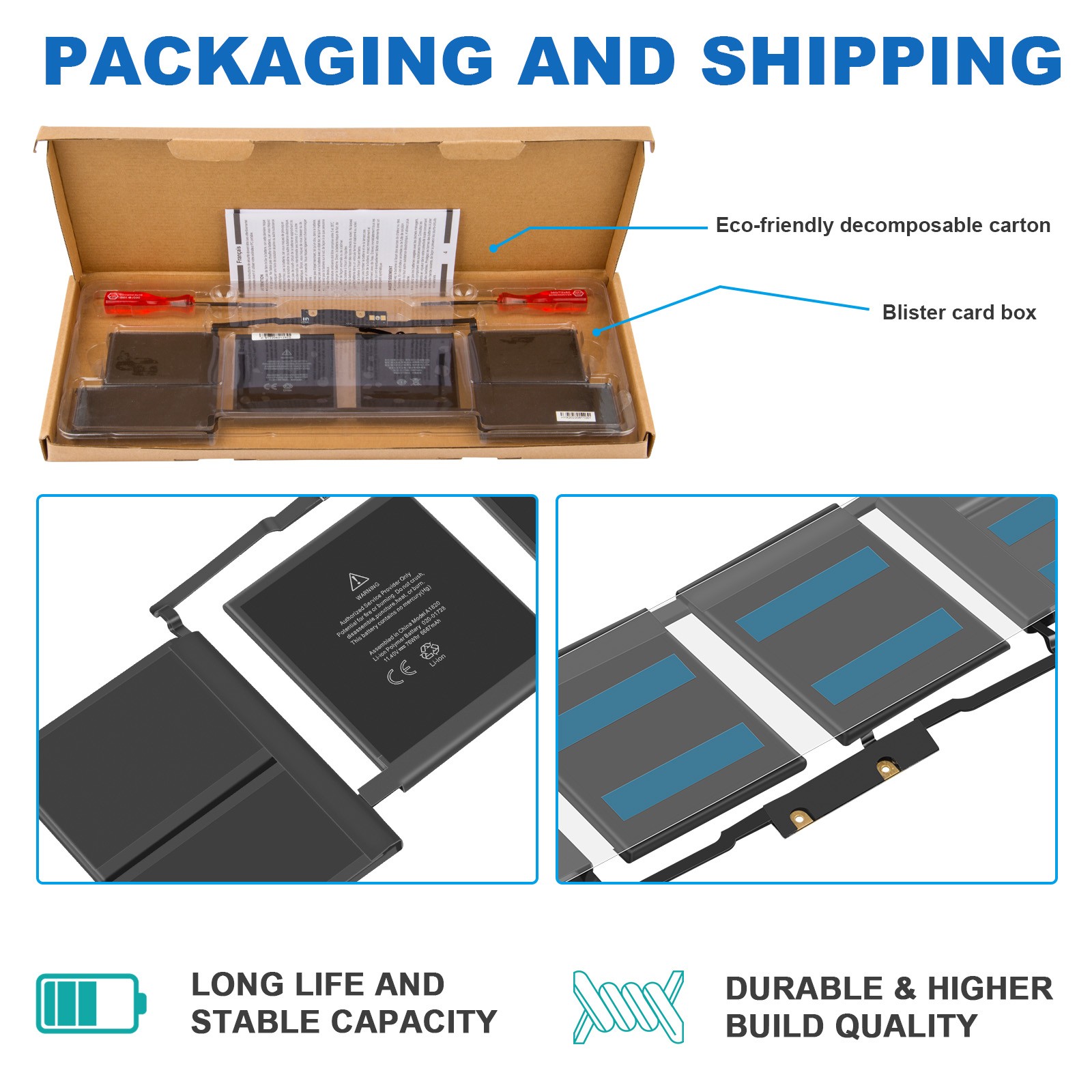 ✅LOT A1707 A1820 Battery for Apple Macbook Pro 15" Late 2016 Mid 2017 EMC 3162