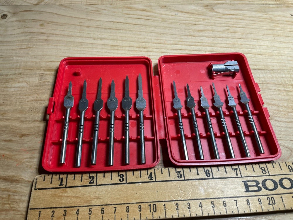 Vintage Sears Craftsman Countersink Bit Set With Case