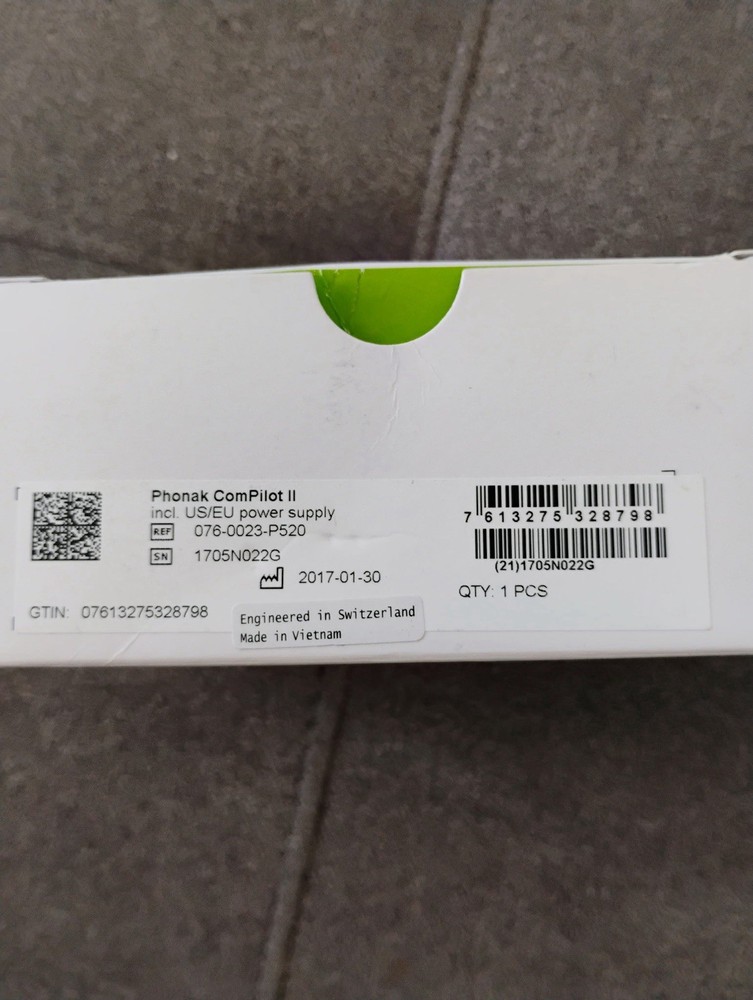 Phonak Compilot II Bluetooth Streamer Remote Control | IN ORIGINAL BOX