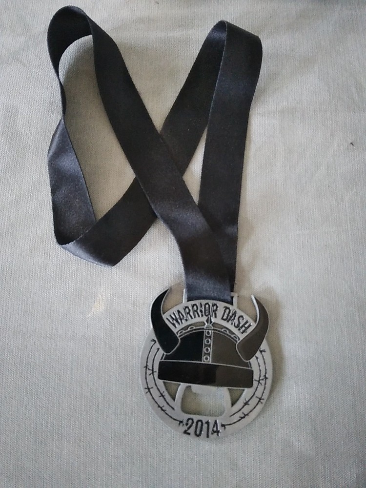 Warrior Dash Mud Run Medal –  2014.
