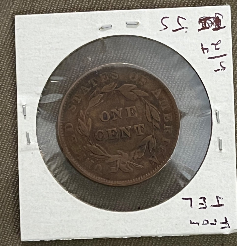 1839 Large cent, Booby Head / Better type !