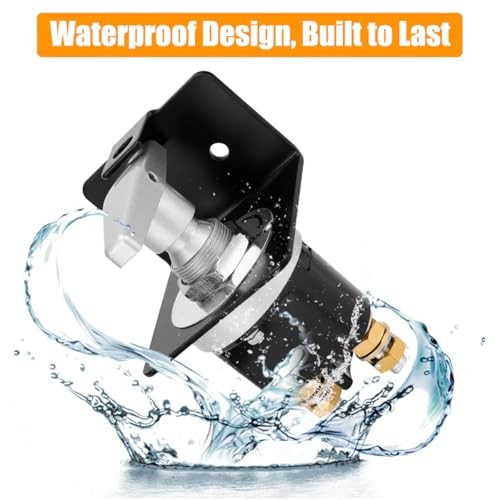 Car Battery Disconnect Switch, 500A High Current Battery Kill Switch with Lock
