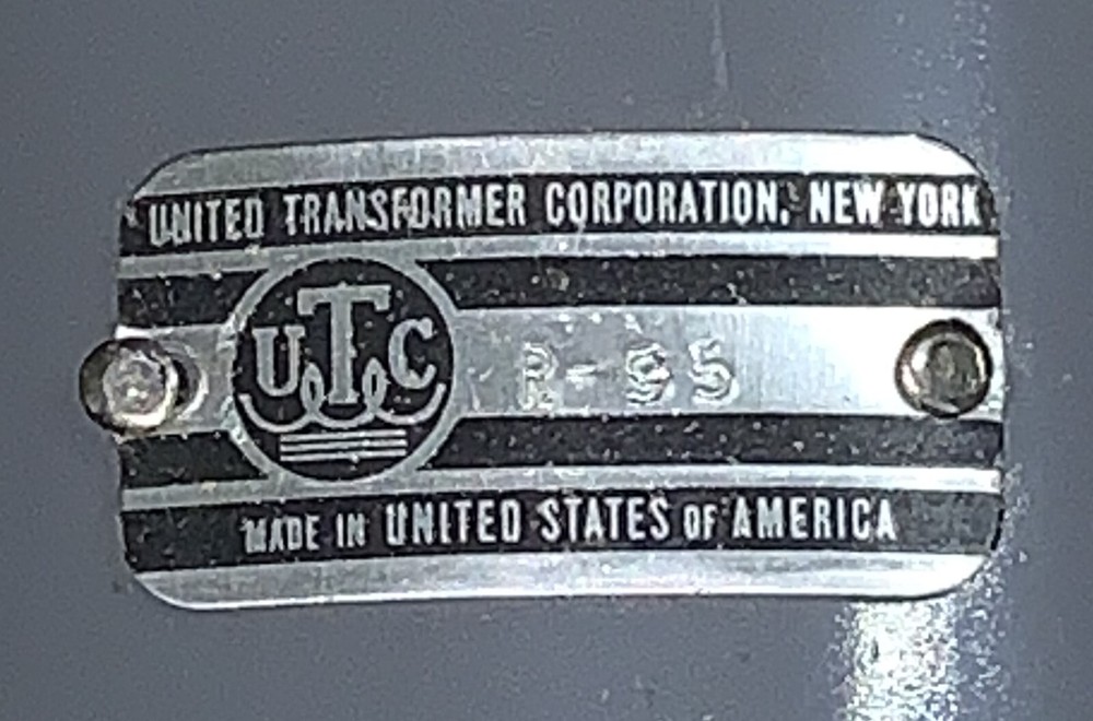 UTC R-95 POWER TRANSFORMER NOS