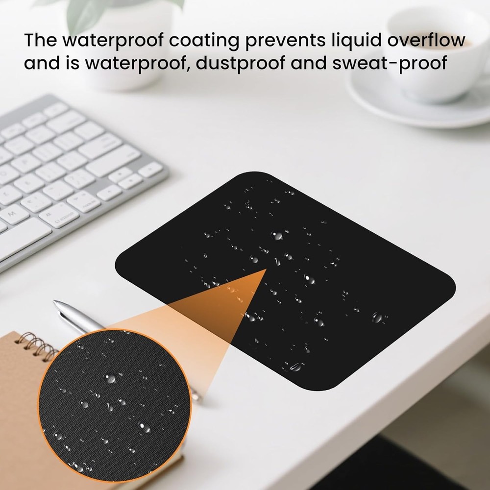 Small Mouse Pad 6 x 8 Inch, Horizontal and Vertical Flexible use. Great for