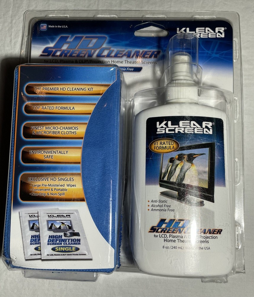 KLEAR SCREEN HD Screen Cleaner for LCD,Plasma,DLP/Projection, Home TheaterScreen