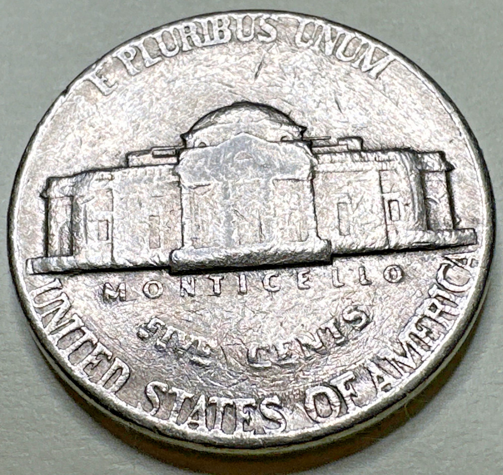 1972 D Jefferson Nickel 5C 1225X