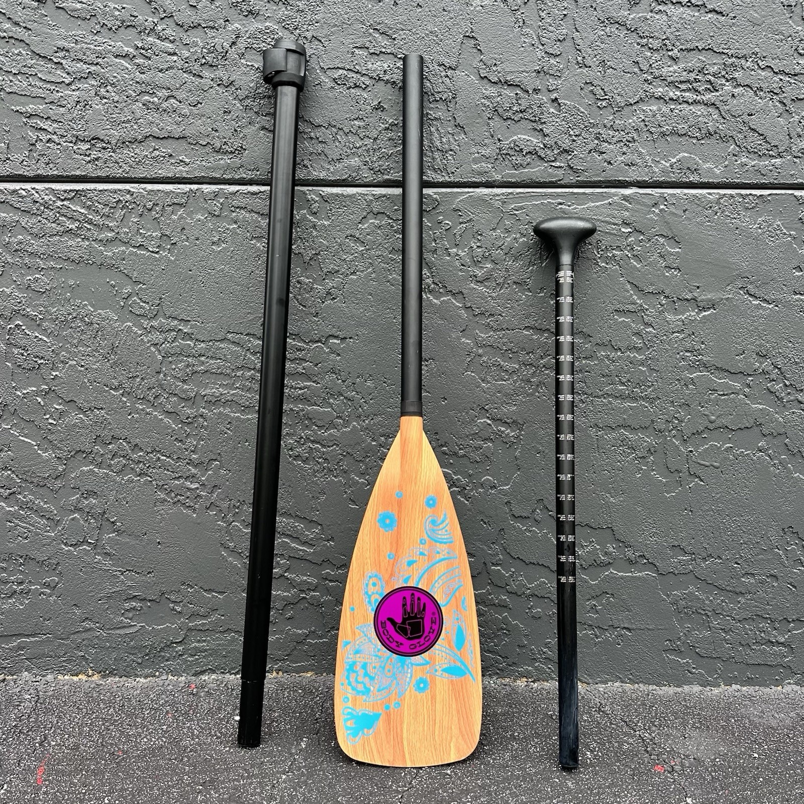 3-Piece Adjustable SUP Paddle –Lightweight, Floating Aluminum Shaft (Body Glove)