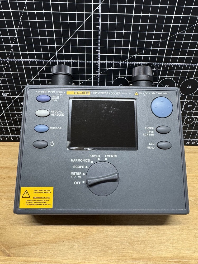 Fluke 1735 3 Phase Power Quality Energy Logger Analyst Meter