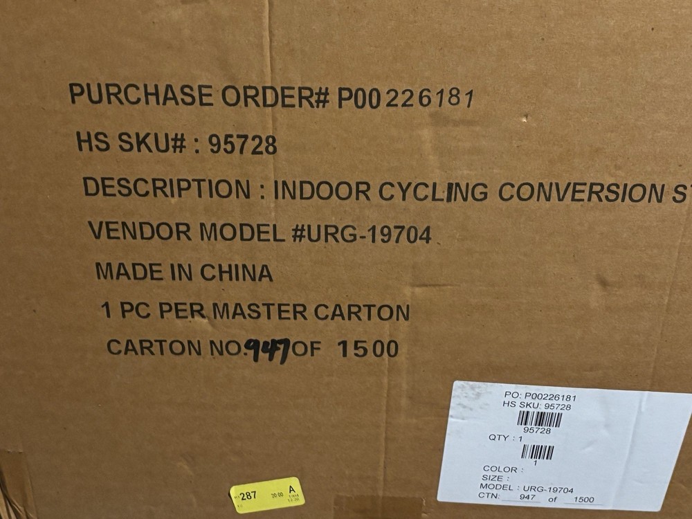 Indoor Cycling Conversion