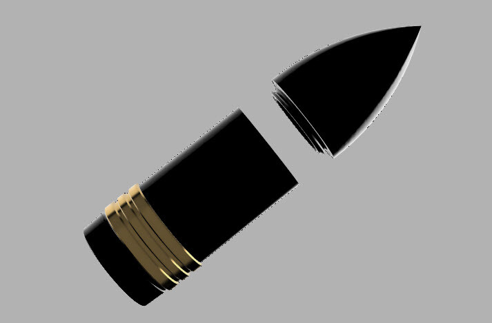 3D Printed M79 AP Shot 3Inch / 76mm Shell