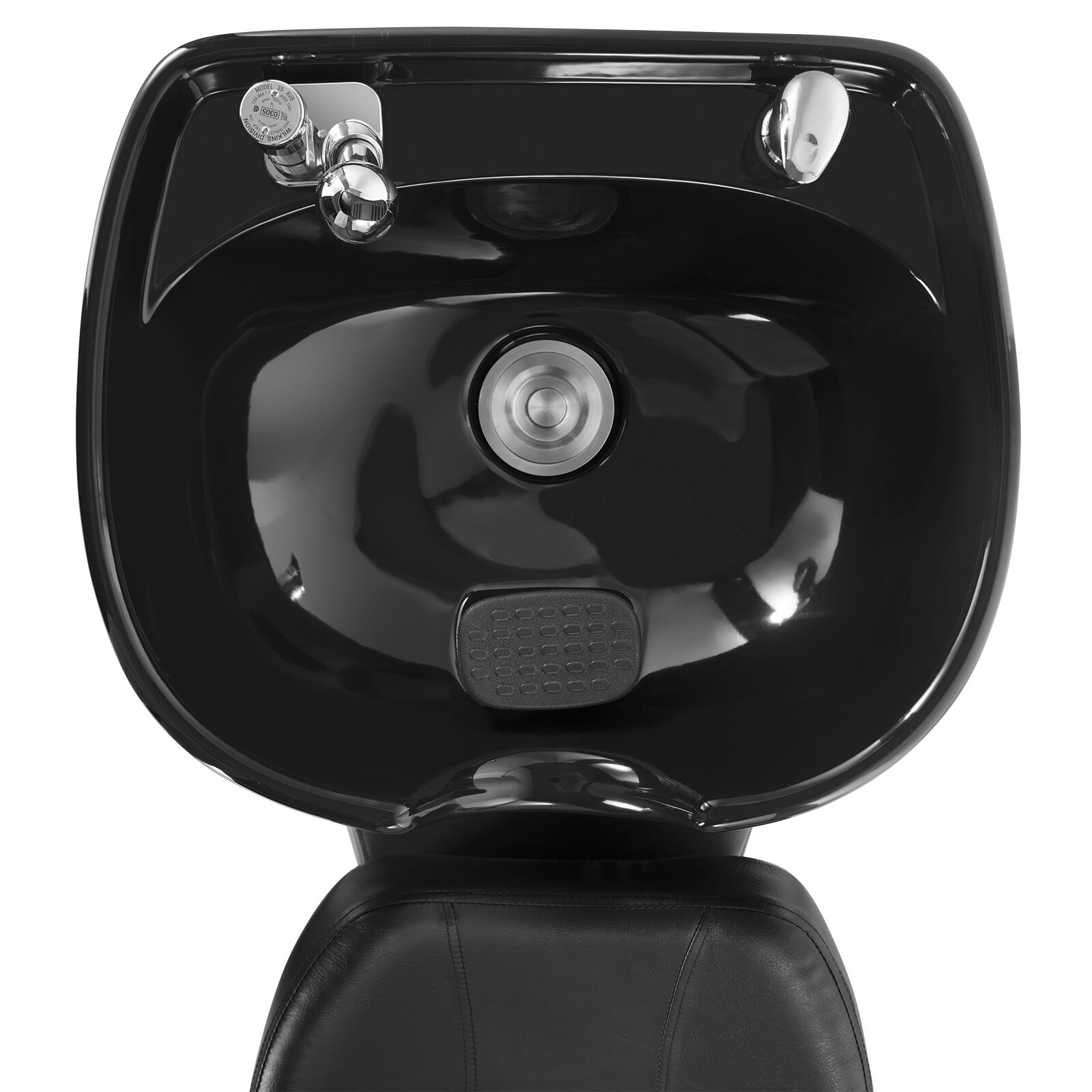 Shampoo Backwash Barber Chair Ceramic Bowl Sink Beauty Spa Salon W/Foot Pedal