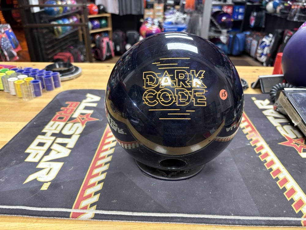 Used Storm Dark Code Bowling Ball 15lbs