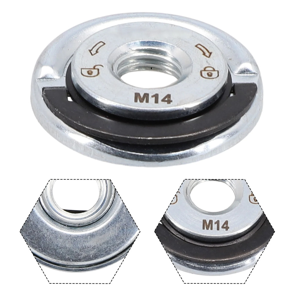 M14 Angle Grinder Quick Release Self-Locking Grinder Pressing Plate Flange Nut *