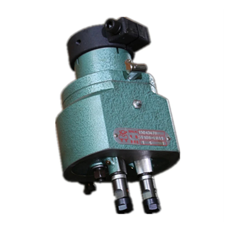 Dual Spindle Tapping Machine ST200-ER20 Adjustable Multi Head Drilling Lathe