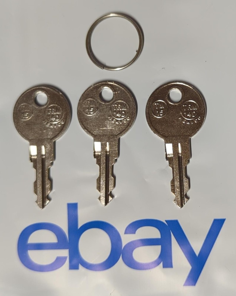 J219 3-NEW Keys For Better Built/Reading Tool box cut to code J219