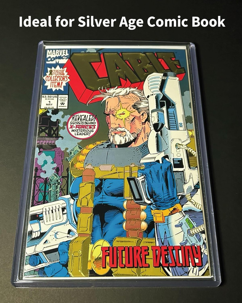 Comic Book Top Loaders - Protector Hard Case Sleeve, Toploader Holder for Silver