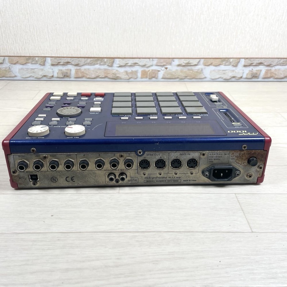 AKAI professional MPC1000 Blue MPC Sampler Untested s2089M