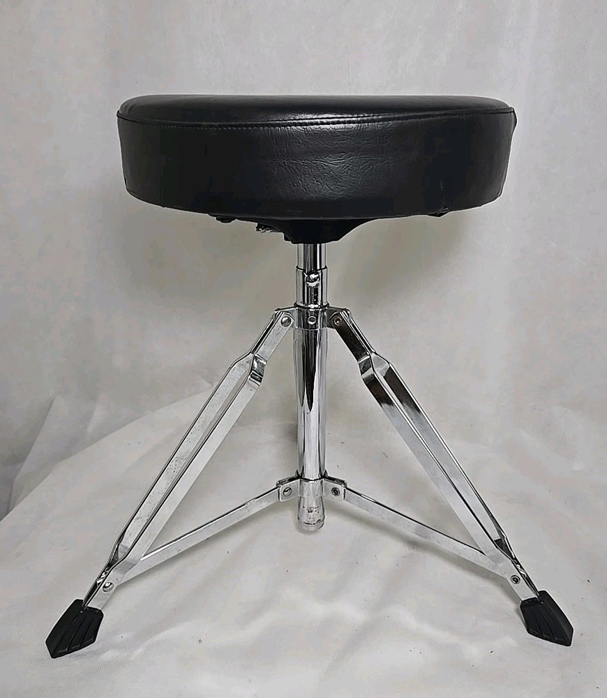 Drum Throne for Any Drum Set - Black Top Drum Stool