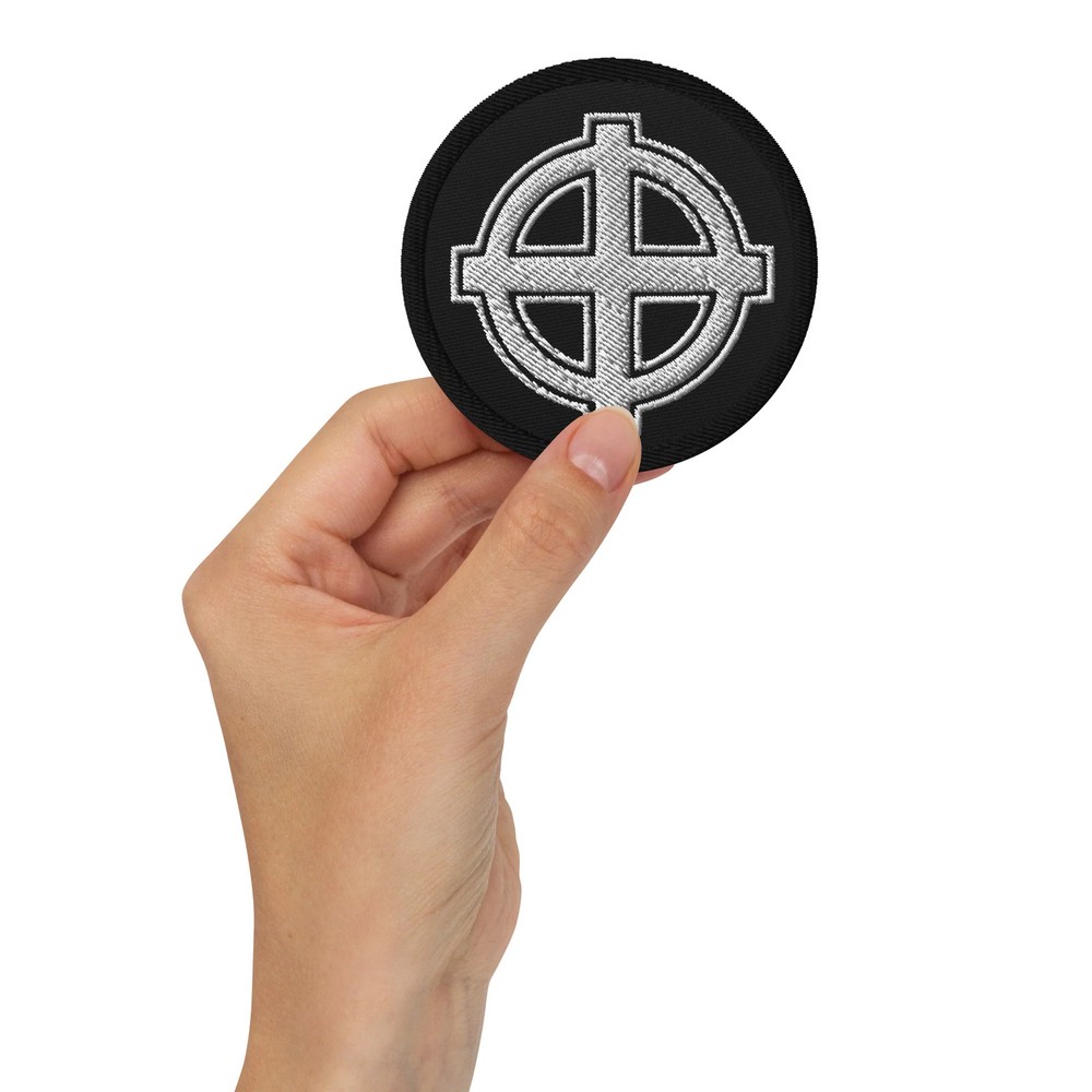 Celtic Cross Embroidered patches
