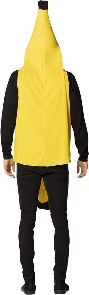 Banana Fruit Costume Adult Yellow Funny Outfit for Halloween Cosplay Costume