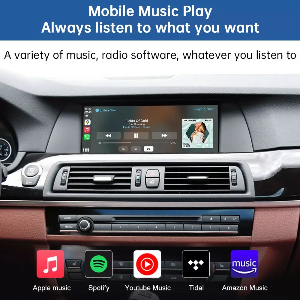 For BMW 328i 2008-2013 CIC System Wireless Apple Carplay Android Auto Module