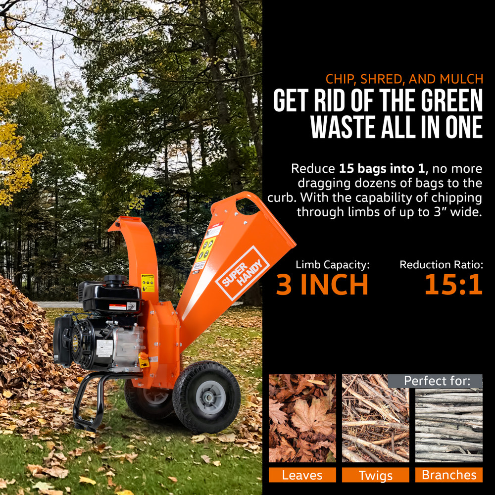 SuperHandy Mini Wood Chipper Shredder