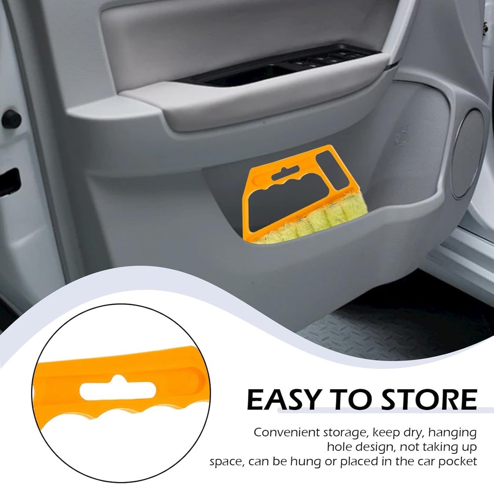 2-Pack Microfiber Handheld Mini Duster Tool for Cleaning Blinds & Dust