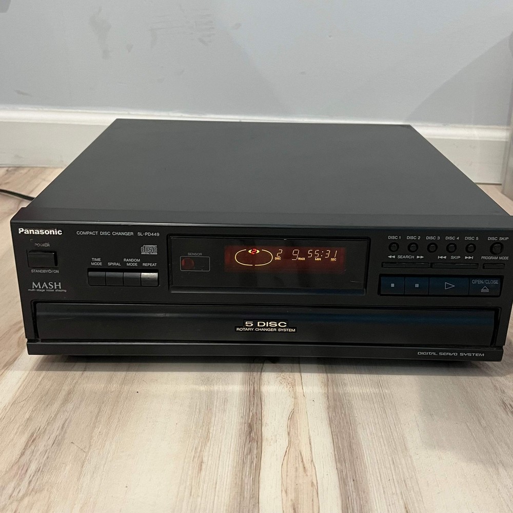 PANASONIC SL-PD449 COMPACT DISC Player | POWERS ON UNTESTEDUsed - Black