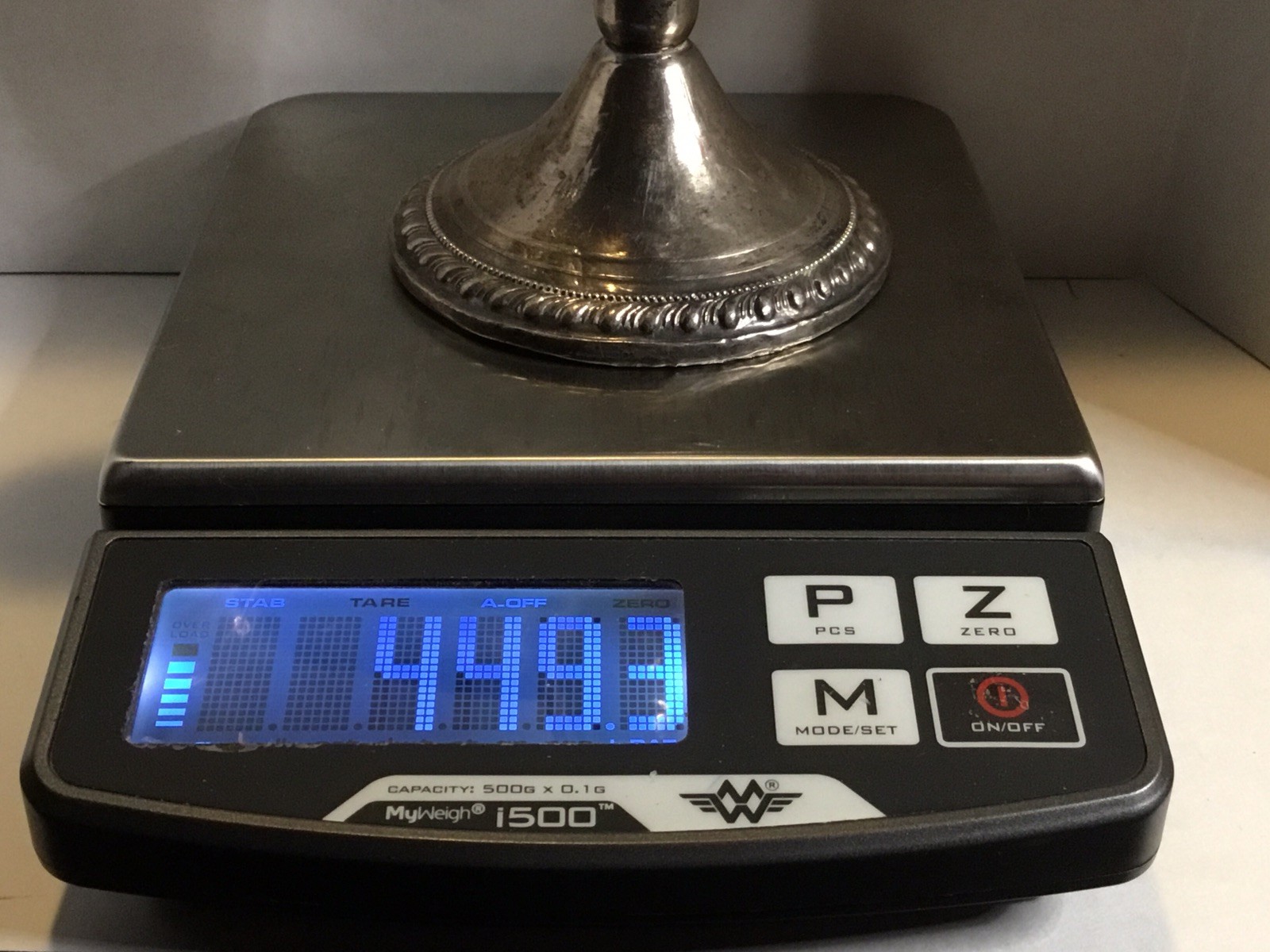 Sterling Silver Scrap Lot Duchin Candle Holder & Salt Shakers Weighted 620 Grams