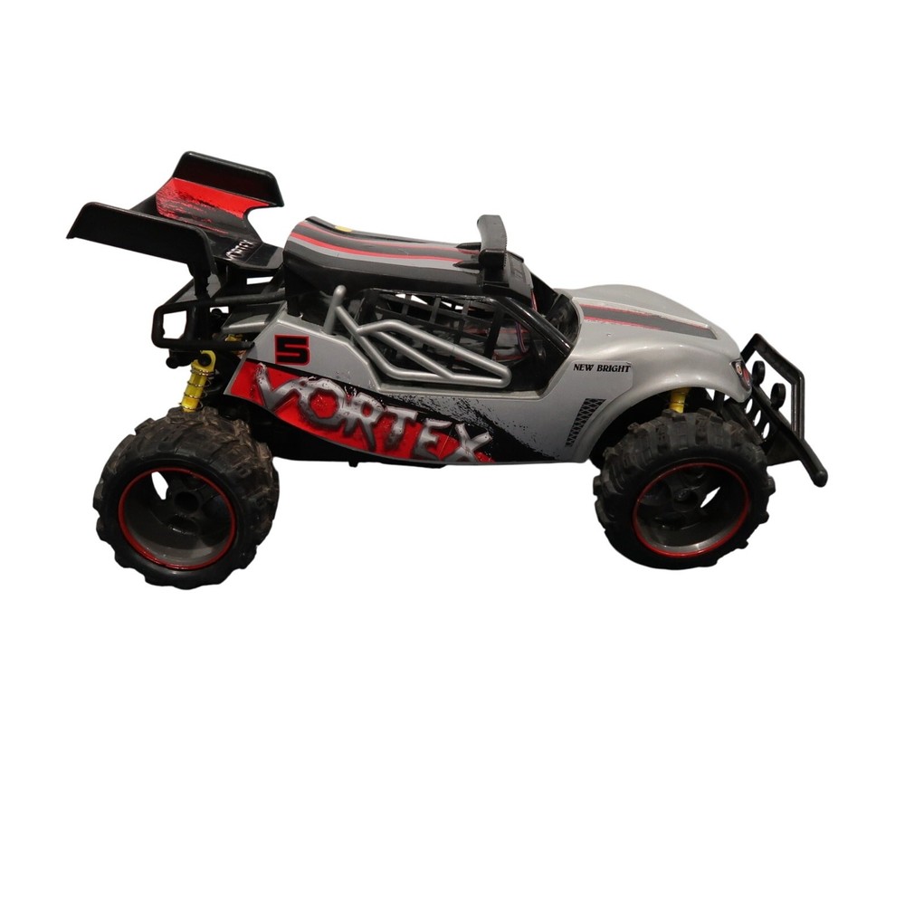 New Bright Vortex 1:14 R/C USB Buggy Silver Remote Control Untested