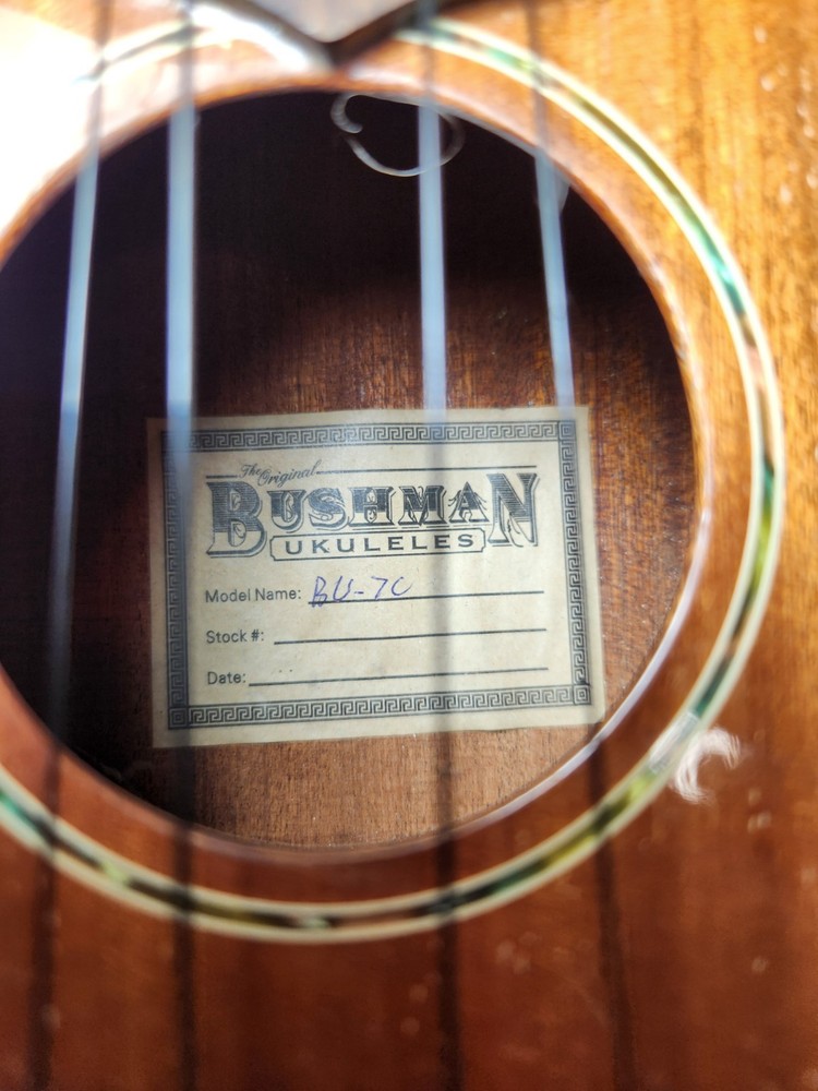 4 String Ukulele Bushman BU70 Model Soprano Uke