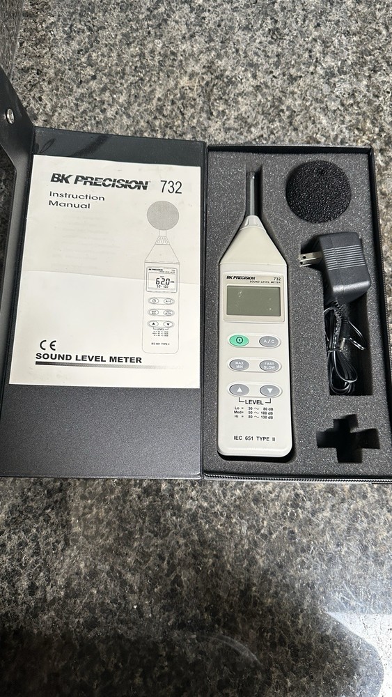 BK Precision 732A Digital Sound Level Meter with RS-232 Interface