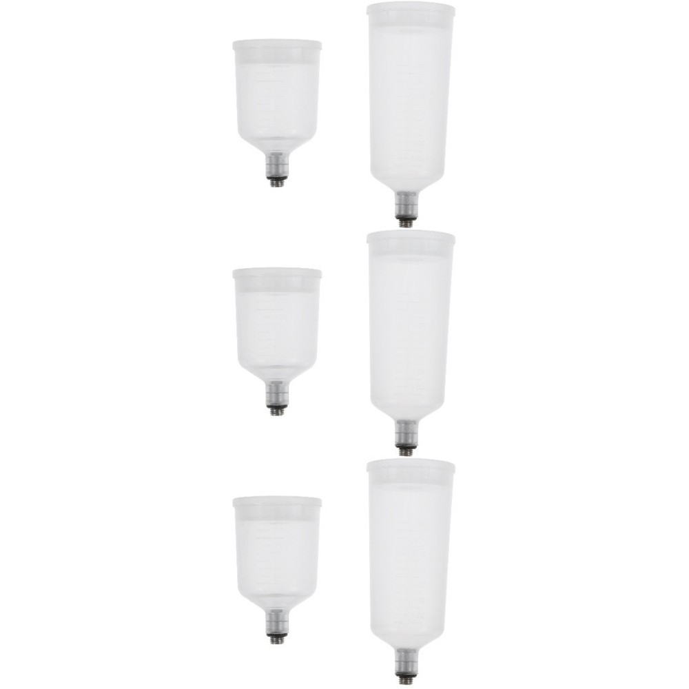 3 Pack Paint Sprayer Cup Refillable Airbrush Split-type Bottles Jar