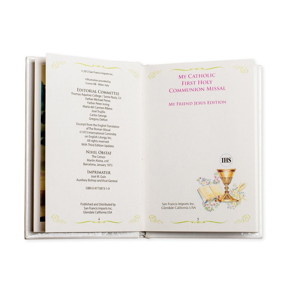 First Communion Missal Hardcover with Boy, Small
