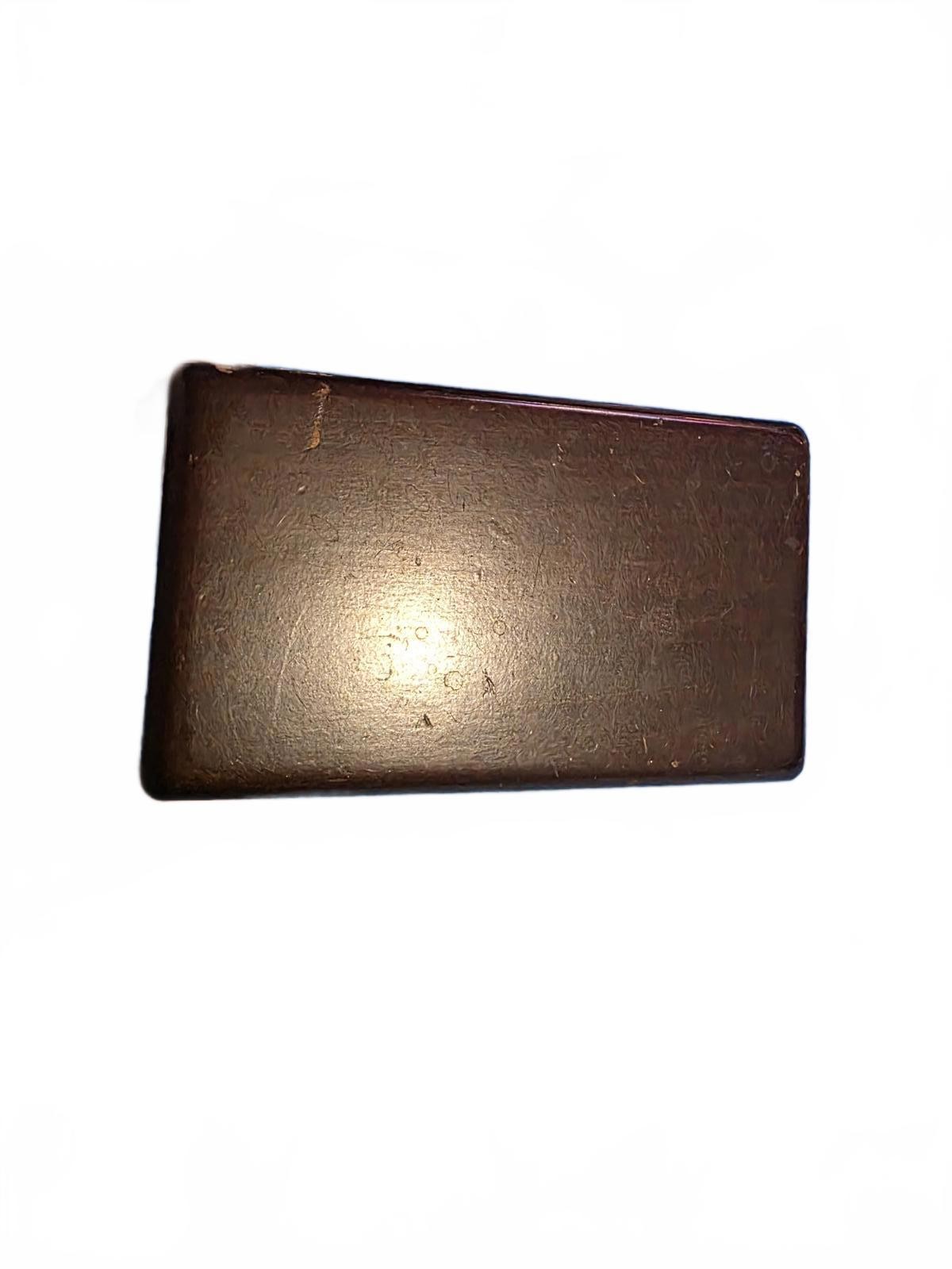 Vintage Buren Watch Box with Red Velvet Interior