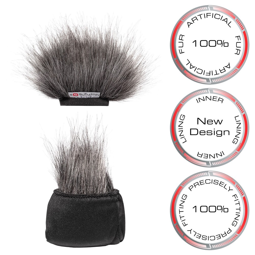 Gutmann Microphone Windscreen Windshield for Tascam DR-44WL Premium Grey