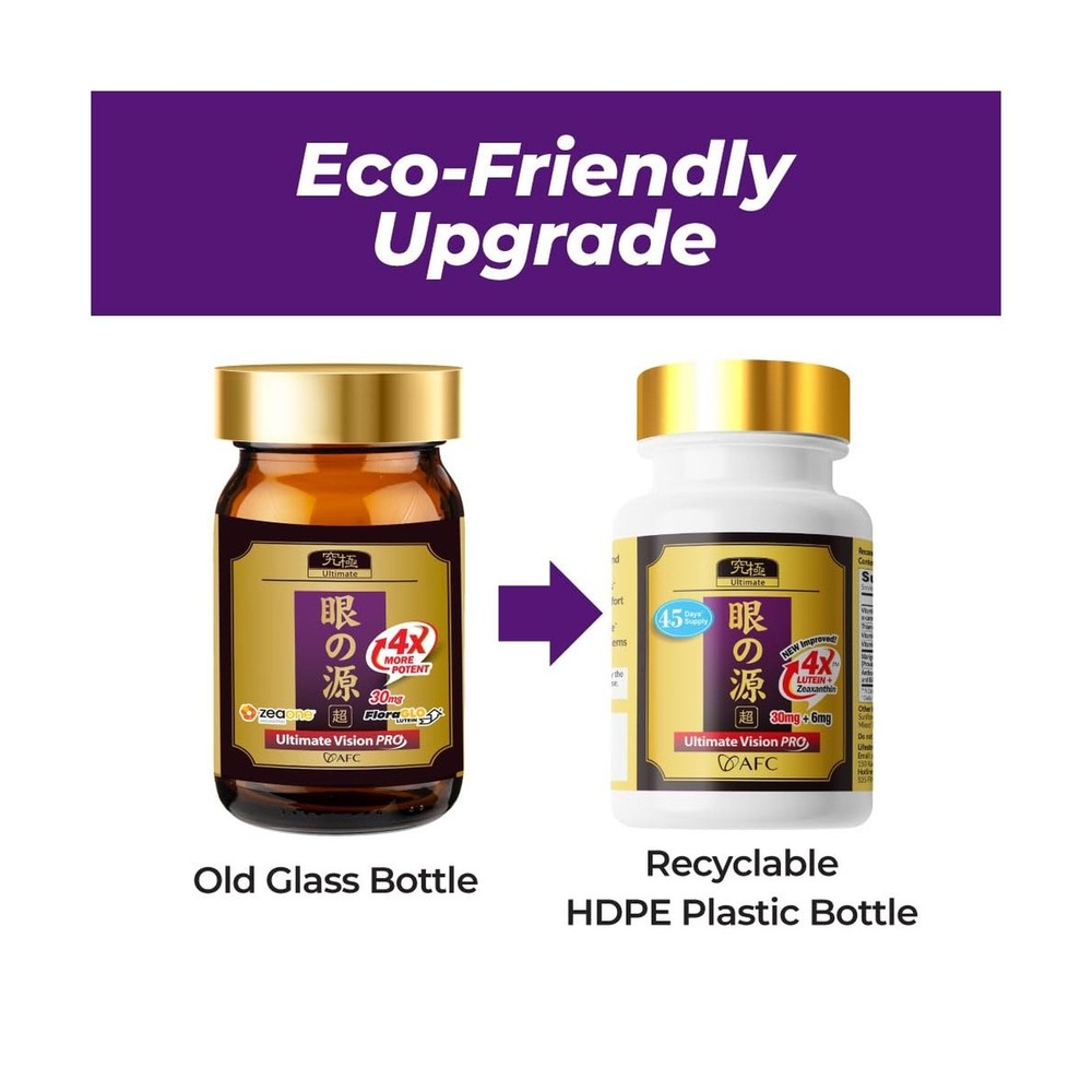 AFC Japan Ultimate Vision PRO – Improved, Up-Sized Formula - Support Vitam
